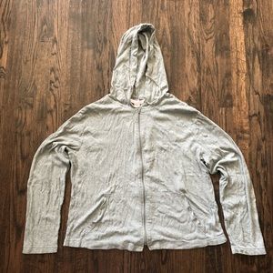 Victoria’s Secret Cotton Hoodie Sz Large Grey